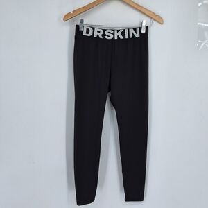 DRSKIN large Black Compression Pant Leggings with Elastic Waistband